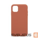 Back panel cover Connect Samsung Galaxy A34 Premium Quality Soft Touch Silicone Case Saddle Brown