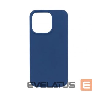 Back panel cover Connect Apple iPhone 13 Pro Premium Magsafe Soft Touch Silicone Case New Function Midnight Blue