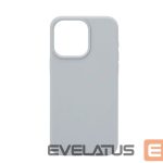 Back panel cover Connect Apple iPhone 15 Pro Max Premium Magsafe Soft Touch Silicone Case New Function Grey Blue