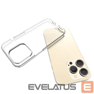 Back panel cover Connect Apple iPhone 15 Pro Clear Silicone Case 1.5mm TPU Transparent