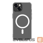 Back panel cover Connect Apple iPhone 14 Clear Case with MagSafe Transparent