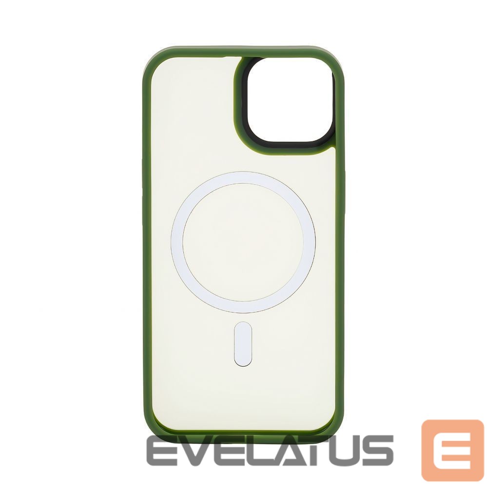 Back panel cover Connect Apple iPhone 13 Pro Max Hybrid Case With Magnetic PC+TPU Green