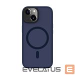 Back panel cover Connect Apple iPhone 14 Hybrid Case With Magnetic PC+TPU Blue