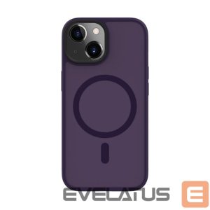 Back panel cover Connect Apple iPhone 14 Hybrid Case With Magnetic PC+TPU Deep Purple