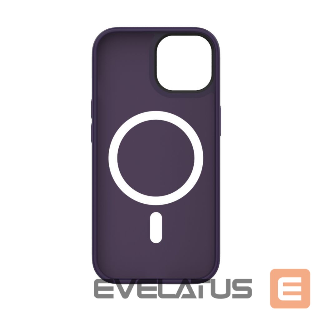 Back panel cover Connect Apple iPhone 14 Hybrid Case With Magnetic PC+TPU Deep Purple