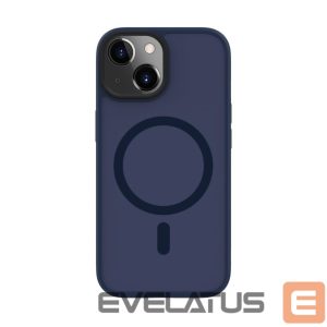 Back panel cover Connect Apple iPhone 15 Hybrid Case With Magnetic PC+TPU Blue