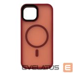 Back panel cover Connect Apple iPhone 15 Hybrid Case With Magnetic PC+TPU Red