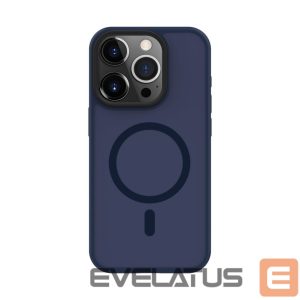 Back panel cover Connect Apple iPhone 15 Pro Max Hybrid Case With Magnetic PC+TPU Blue
