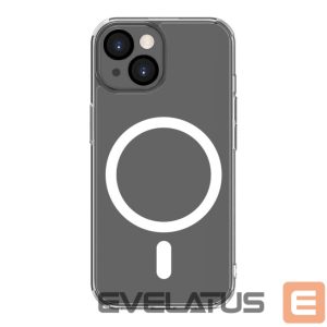 Back panel cover Connect Apple iPhone 14 Clear Case With Magnetic and Camera Protection Transparent