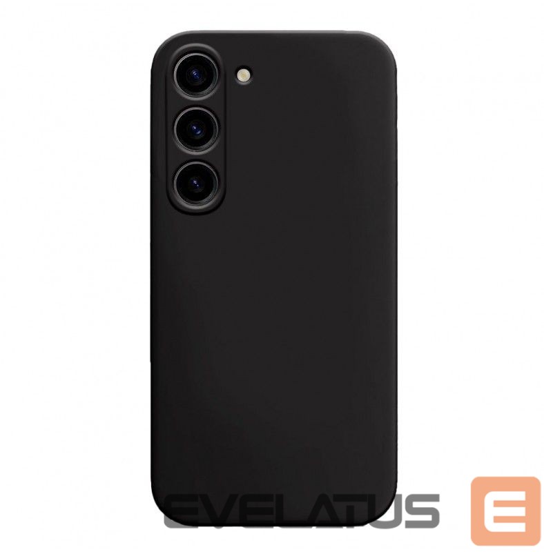 Back panel cover Evelatus Samsung Galaxy A35 Premium Soft Touch Silicone Case Black