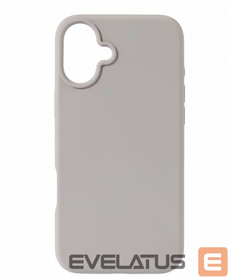 Back panel cover Evelatus Samsung Galaxy A35 Premium Soft Touch Silicone Case Silver