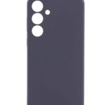 Back panel cover Evelatus Samsung Galaxy A35 Premium Soft Touch Silicone Case Midnight Blue