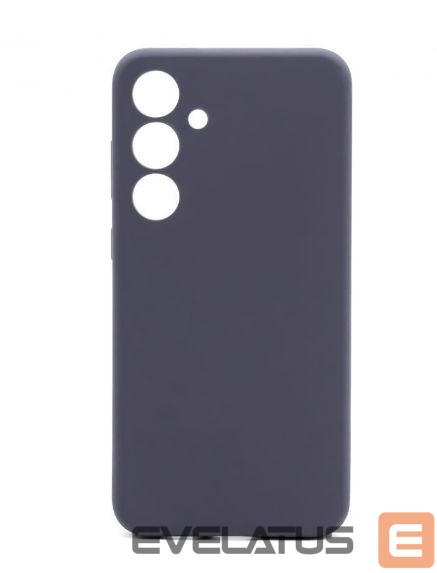 Back panel cover Evelatus Samsung Galaxy A35 Premium Soft Touch Silicone Case Midnight Blue