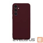 Back panel cover Evelatus Samsung Galaxy A35 Premium Soft Touch Silicone Case Plum