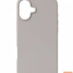 Back panel cover Evelatus Samsung Galaxy A55 Premium Soft Touch Silicone Case Silver
