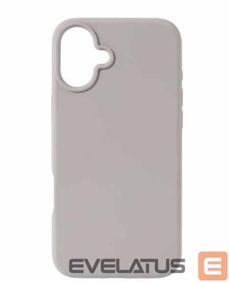 Back panel cover Evelatus Samsung Galaxy A55 Premium Soft Touch Silicone Case Silver