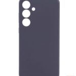 Back panel cover Evelatus Samsung Galaxy A55 Premium Soft Touch Silicone Case Midnight Blue