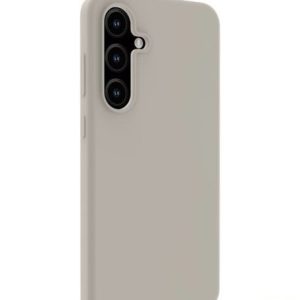 Back panel cover Evelatus Samsung Galaxy A15 Premium Soft Touch Silicone Case Silver