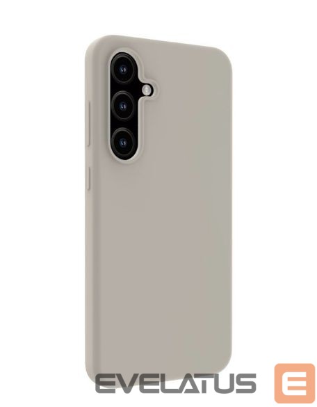 Back panel cover Evelatus Samsung Galaxy A15 Premium Soft Touch Silicone Case Silver
