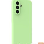 Back panel cover Evelatus Samsung Galaxy A15 Premium Soft Touch Silicone Case Mint