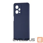 Back panel cover Evelatus Xiaomi Redmi Note 13 4G Premium Soft Touch Silicone Case Midnight Blue