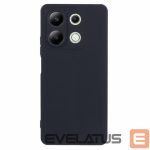 Back panel cover Connect Xiaomi Redmi Note 13 4G Premium Quality Soft Touch Silicone Case Black