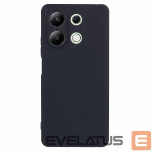 Back panel cover Connect Xiaomi Redmi Note 13 4G Premium Quality Soft Touch Silicone Case Black