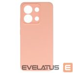 Back panel cover Connect Xiaomi Redmi Note 13 4G Premium Quality Soft Touch Silicone Case Pink Sand