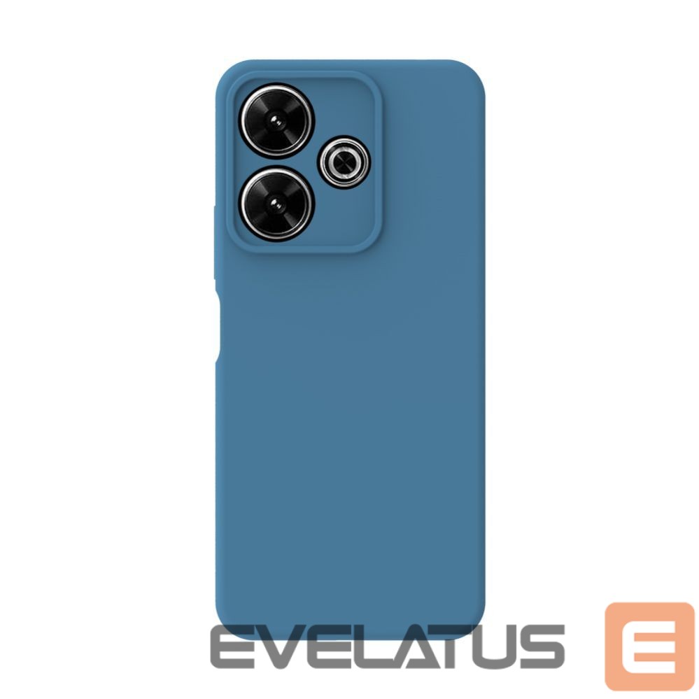 Back panel cover Connect Xiaomi Redmi Note 13 5G Premium Quality Soft Touch Silicone Case Midnight Blue
