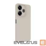 Back panel cover Connect Xiaomi Redmi Note 13 Pro Premium Quality Soft Touch Silicone Case Silver