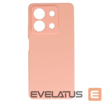 Back panel cover Connect Xiaomi Poco X6 Pro Premium Quality Soft Touch Silicone Case Pink Sand