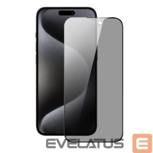 Protective glass iLike Xiaomi Redmi Note 13 Pro 4G / Poco M6 Pro Privacy 2.5D Silk Full Cover Japan Glue Anti-Static Super strong Black