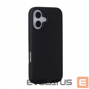 Back panel cover Evelatus Apple iPhone 16 Premium Magsafe Soft Touch Silicone Case Black