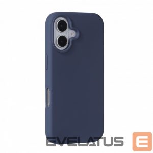 Back panel cover Evelatus Apple iPhone 16 Premium Magsafe Soft Touch Silicone Case Midnight Blue