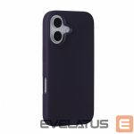Back panel cover Evelatus Apple iPhone 16 Premium Magsafe Soft Touch Silicone Case Deep Purple