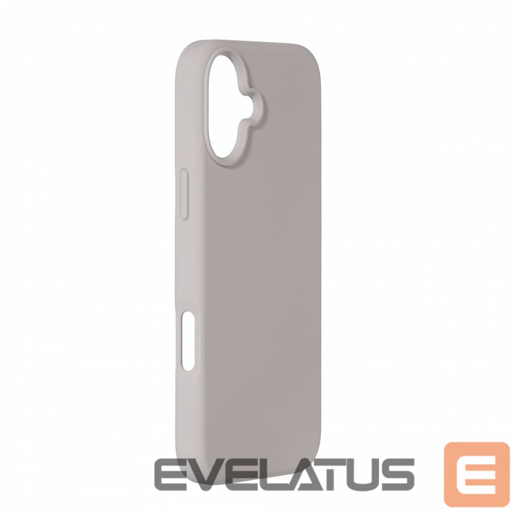 Back panel cover Evelatus Apple iPhone 16 Premium Magsafe Soft Touch Silicone Case White