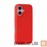 Back panel cover Evelatus Apple iPhone 16 Premium Magsafe Soft Touch Silicone Case Red