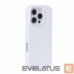 Back panel cover Evelatus Apple iPhone 16 Pro Max Premium Magsafe Soft Touch Silicone Case White