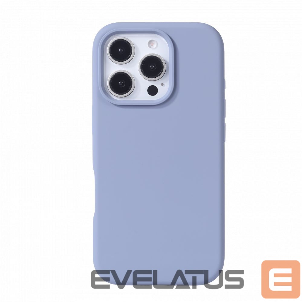 Back panel cover Evelatus Apple iPhone 16 Pro Max Premium Magsafe Soft Touch Silicone Case Lavender Gray