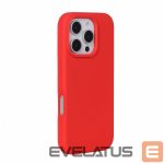 Back panel cover Evelatus Apple iPhone 16 Pro Max Premium Magsafe Soft Touch Silicone Case Red