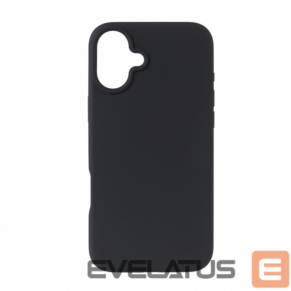 Back panel cover Evelatus Apple iPhone 16 Plus Premium Magsafe Soft Touch Silicone Case Black