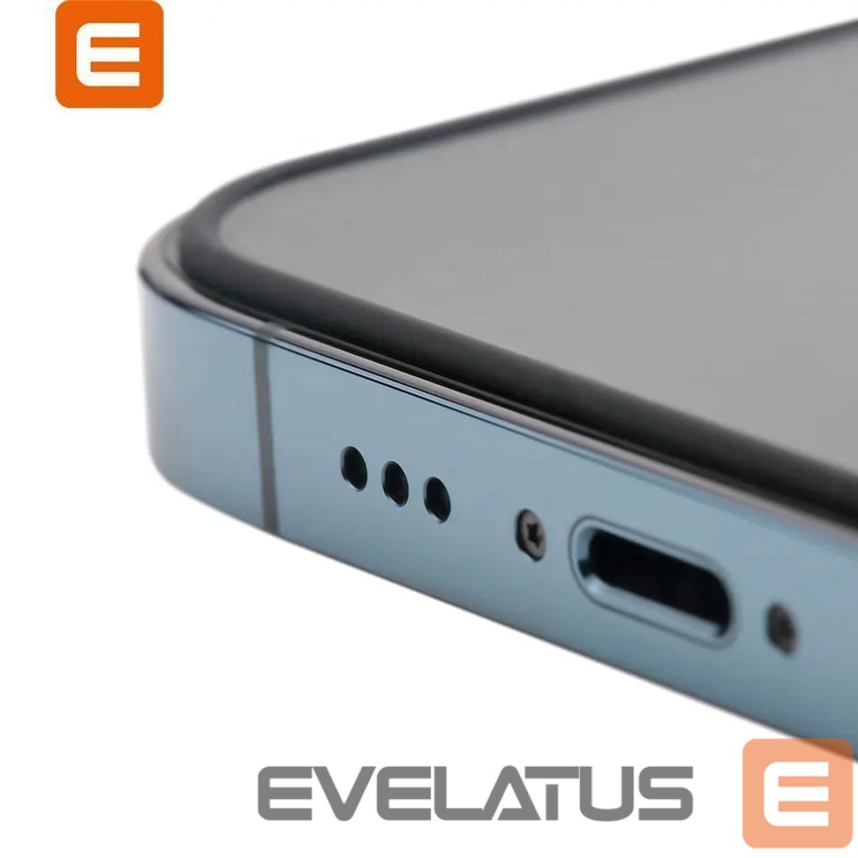 Protective glass Evelatus Apple iPhone 16 Pro Max Rubber Anti-Broken 3D Glass Full Cover Japan Glue Anti-Static Black