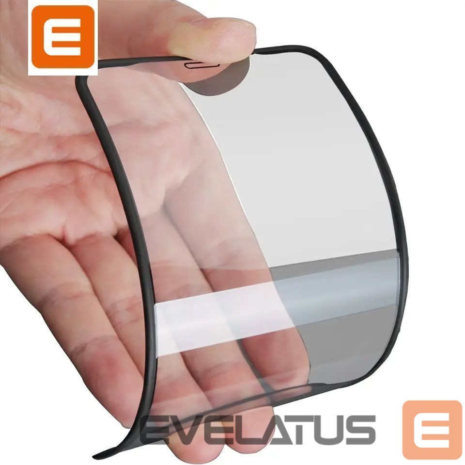 Protective glass Evelatus Apple iPhone 16 Pro Max Rubber Anti-Broken 3D Glass Full Cover Japan Glue Anti-Static Black