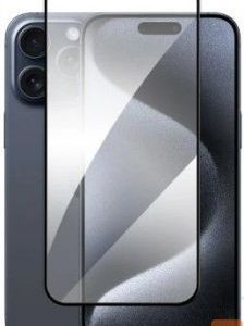 Protective glass Evelatus Apple iPhone 16 Pro / 17 2.5D Full Cover Glass Anti-Static Light Black