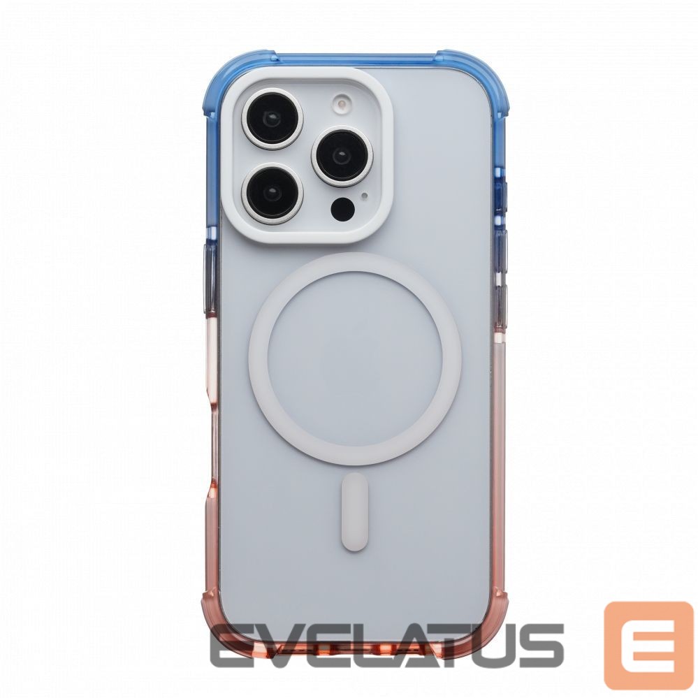 Back panel cover Evelatus Apple iPhone 16 Pro Defender Gradient Color MagSafe Blue Pink