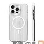 Back panel cover Evelatus Apple iPhone 16 Pro Suitcase MagSafe Case Transparent White