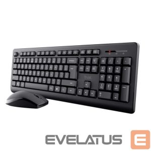 Computer keyboard Trust  KEYBOARD +MOUSE WRL PRIMO SET/ENG 25347 