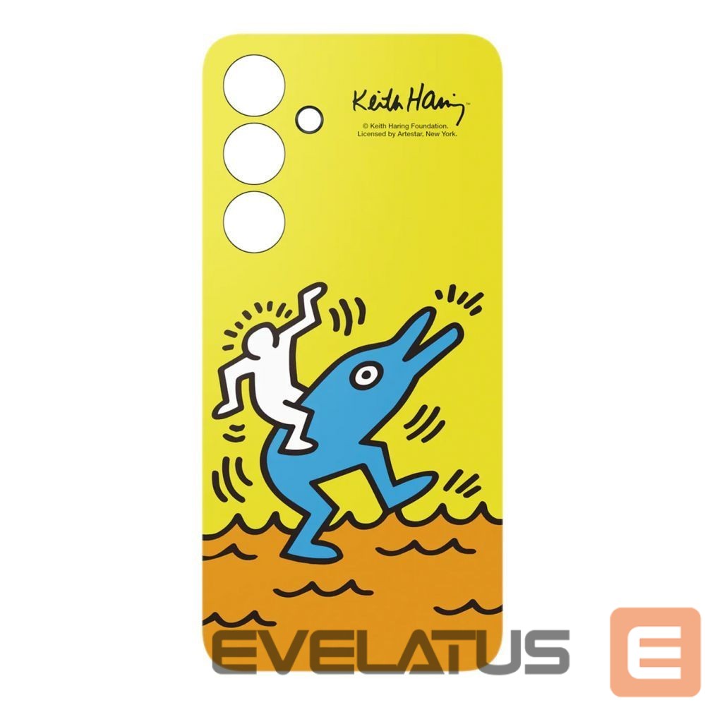 Back panel cover Samsung Samsung Flipsuit Case EF-MS721CYEGWW for Samsung Galaxy S 24 FE - yellow