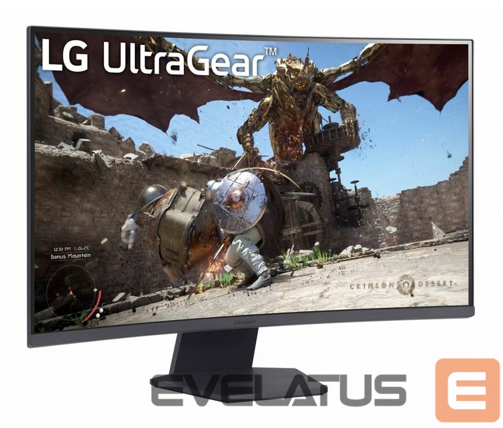 Monitor LG 32GS60QC-B | 32 " | VA | QHD | 16:9 | 180 Hz | 1 ms | 2560 x 1440 pixels | 300 cd/m² | HDMI ports quantity 2