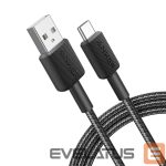 Cable Anker  322 USB-A to USB-C Cable Nylon, 1.8M, Black | 